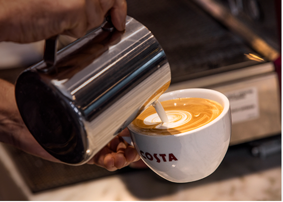 Costa Coffee menu