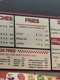 Five Guys Menu 2025 – Prices, Burgers, Fries, and Shakes in the USA