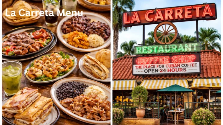 La Carreta Menu