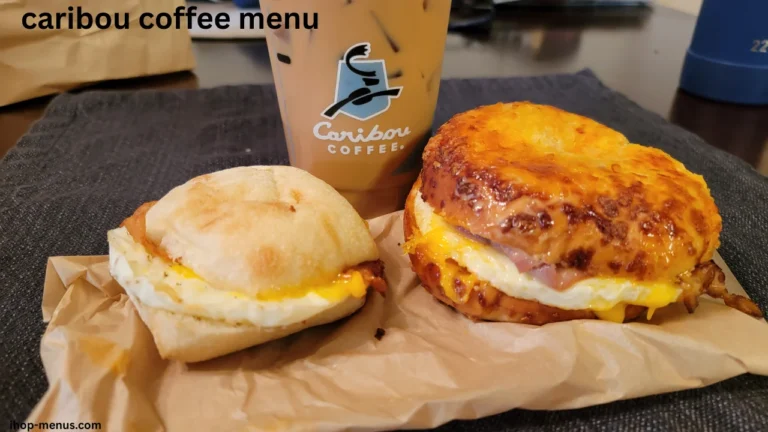 caribou coffee menu