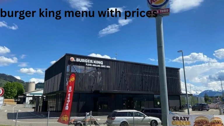 burger king menu with prices