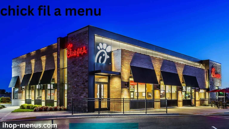 chick fil a menu
