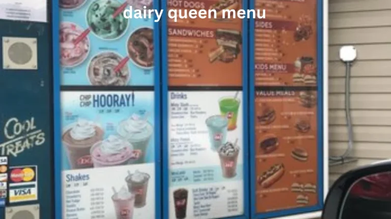 dairy queen menu
