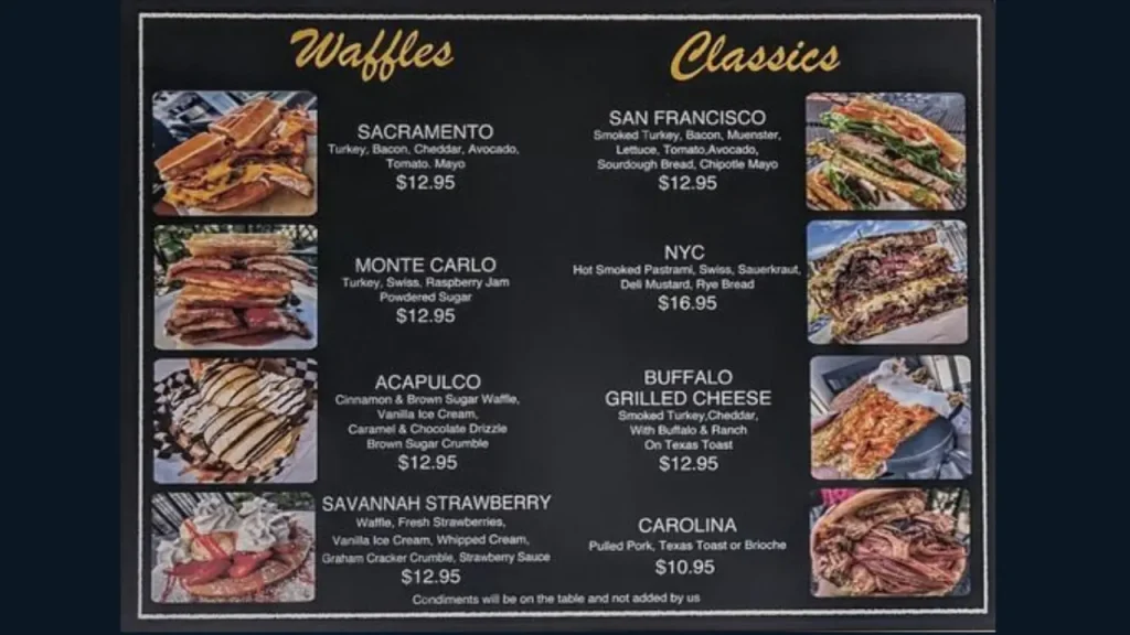 Desserts and Drinks Destination Smokehouse Menu