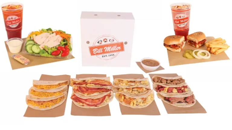 bill miller's menu