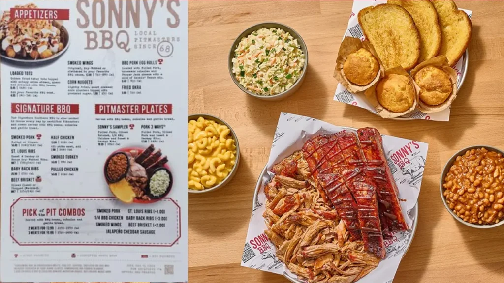 Signature Smoked Meats Sonny's BBQ Menu
