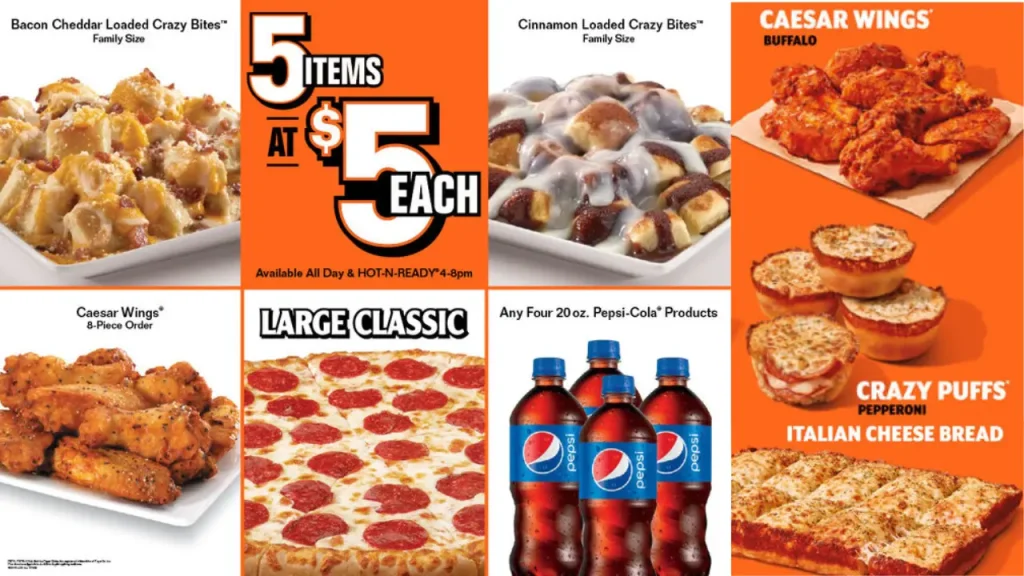 Tasty Side Dishes and Snacks Little Caesars Menu With Pictures