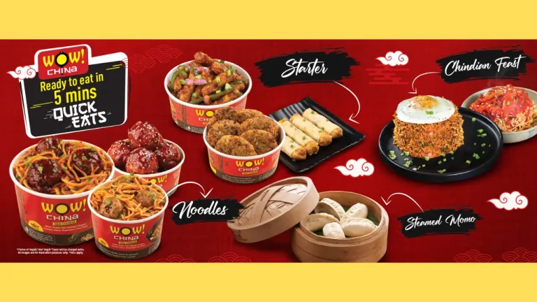 WOW Momo Menu Card