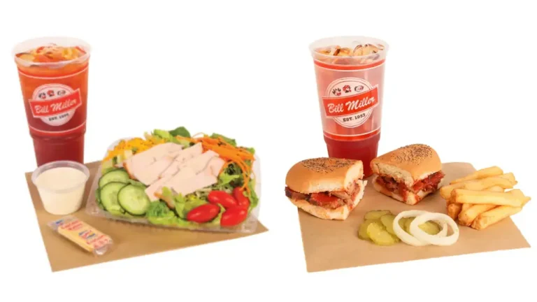 bill miller's menu